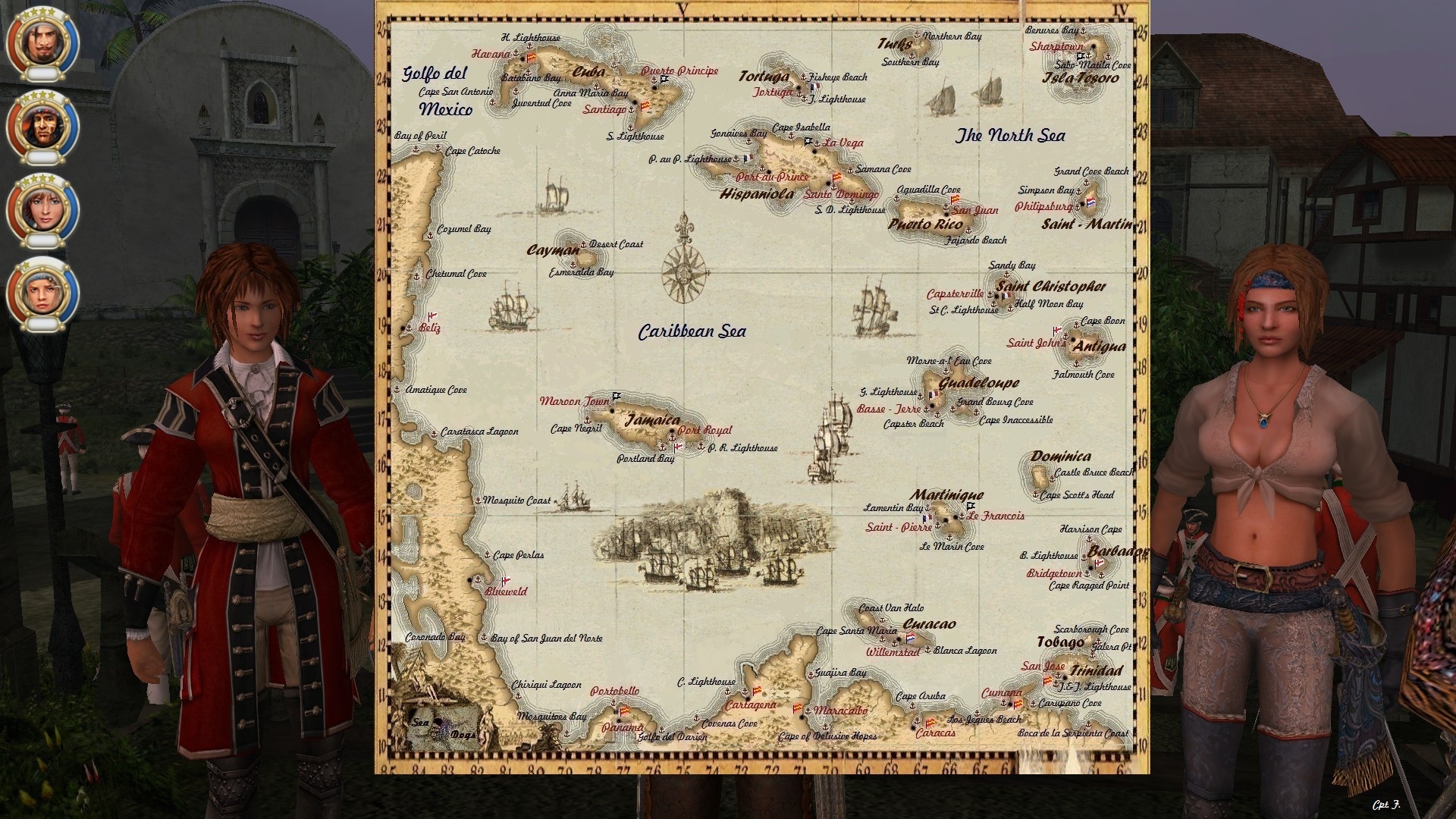Карибская легенда прохождение. Корсары ГПК 1.3.2 карта архипелага. Корсары каждому 3. Корсары 2 город потерянных кораблей карта.